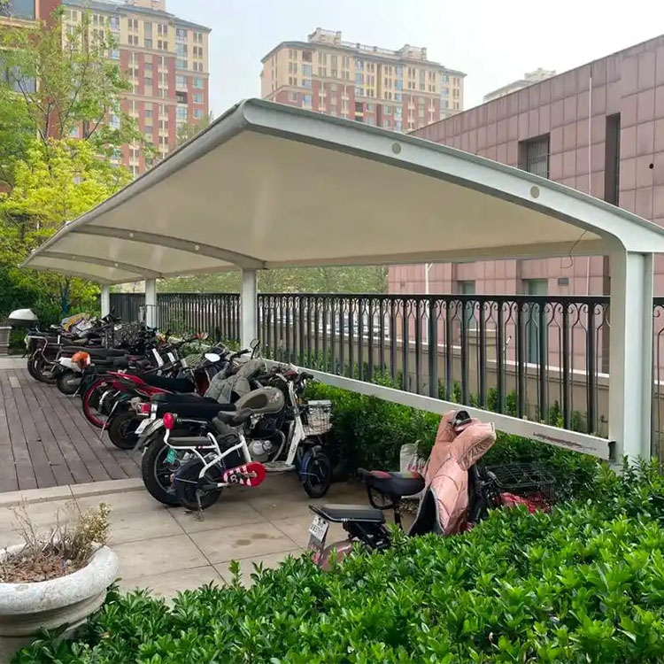 沧源膜结构电动车棚